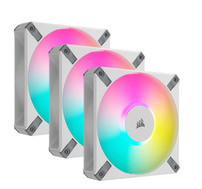 Система охолодження CORSAIR AF120 RGB Elite White Triple Pack (CO-9050158-WW)