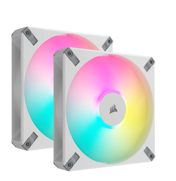 Система охолодження CORSAIR AF140 RGB Elite White Dual Pack (CO-9050160-WW)