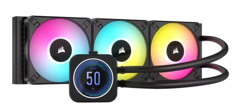 Система охлаждения CORSAIR iCUE H150i Elite LCD XT Display Liquid CPU Cooler (CW-9060075-WW)