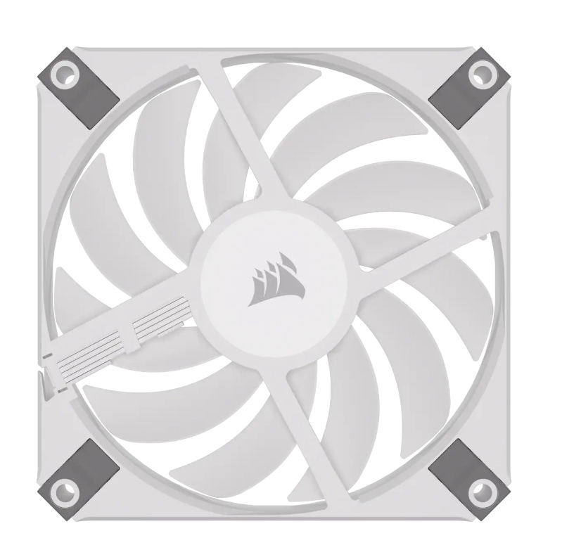 Система охолодження CORSAIR iCUE AF120 RGB Slim White Dual Fan Kit (CO-9050165-WW) фото №6