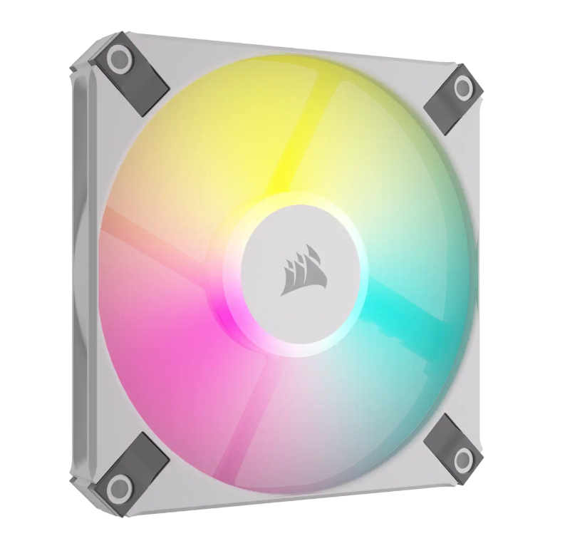Система охолодження CORSAIR iCUE AF120 RGB Slim White Dual Fan Kit (CO-9050165-WW) фото №2
