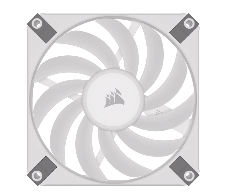 Система охолодження CORSAIR iCUE AF120 RGB Slim White Dual Fan Kit (CO-9050165-WW) фото №5