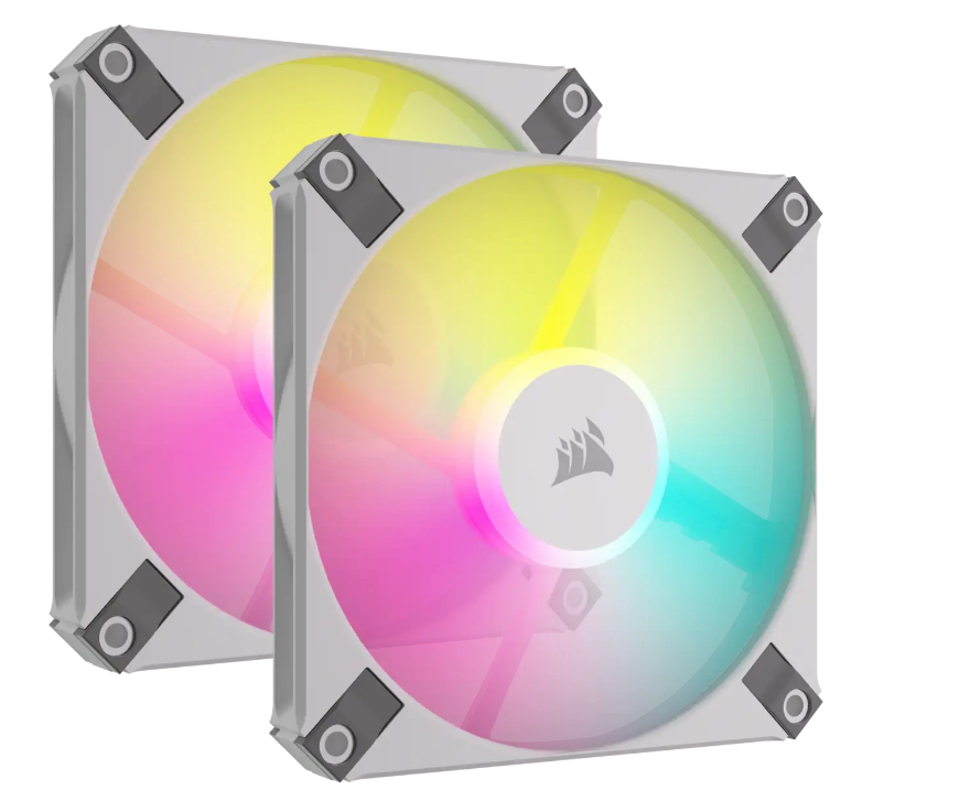 Система охолодження CORSAIR iCUE AF120 RGB Slim White Dual Fan Kit (CO-9050165-WW)