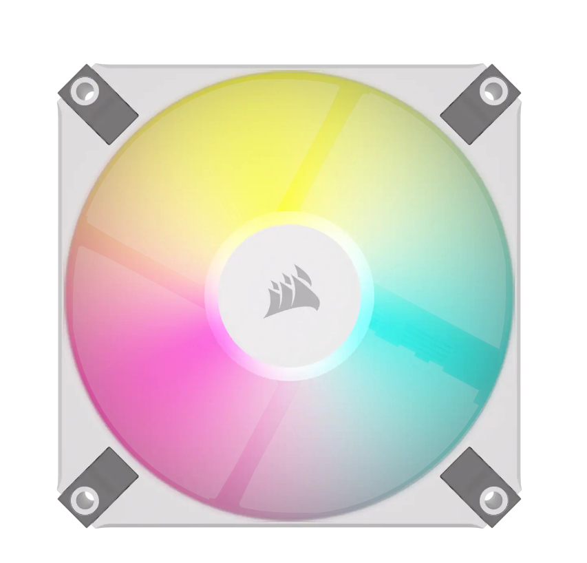 Система охолодження CORSAIR iCUE AF120 RGB Slim White Dual Fan Kit (CO-9050165-WW) фото №4