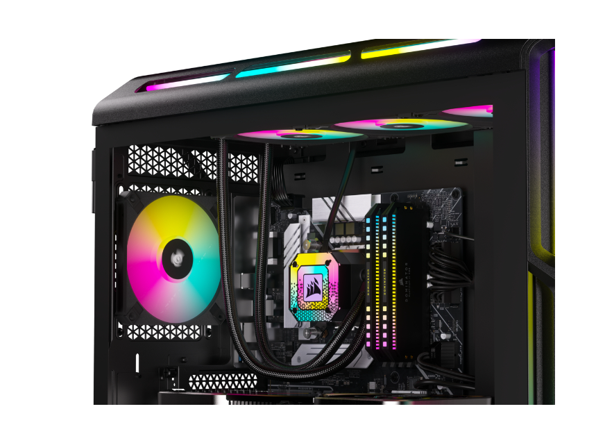 Система охлаждения CORSAIR iCUE AF120 RGB Slim Black (CO-9050162-WW) фото №8