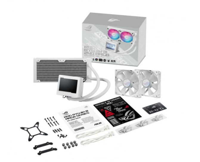 Система охолодження Asus ROG Ryujin III 240 ARGB White Edition (90RC00K2-M0UAY0) фото №8