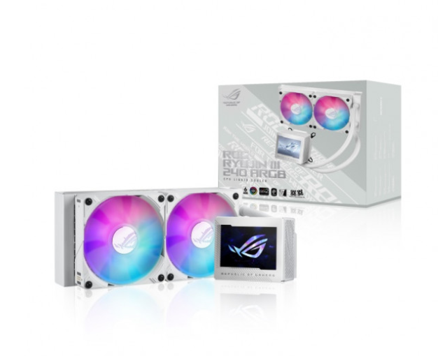 Система охолодження Asus ROG Ryujin III 240 ARGB White Edition (90RC00K2-M0UAY0) фото №2
