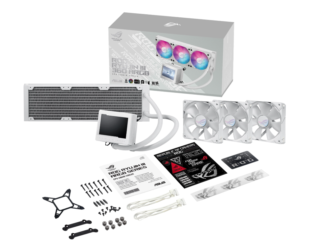 Система охолодження Asus ROG Ryujin III 360 ARGB White Edition (90RC00L2-M0UAY0) фото №8