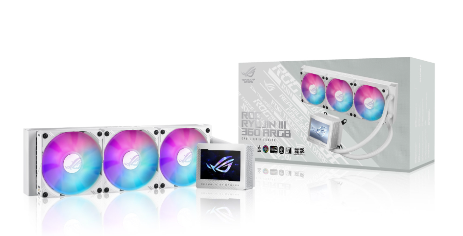 Система охолодження Asus ROG Ryujin III 360 ARGB White Edition (90RC00L2-M0UAY0) фото №2