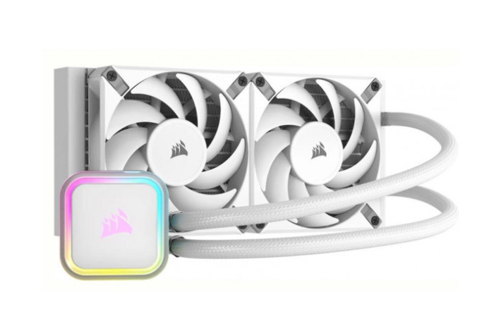 Система охлаждения CORSAIR iCUE H100i RGB Elite Liquid CPU Cooler White (CW-9060078-WW)