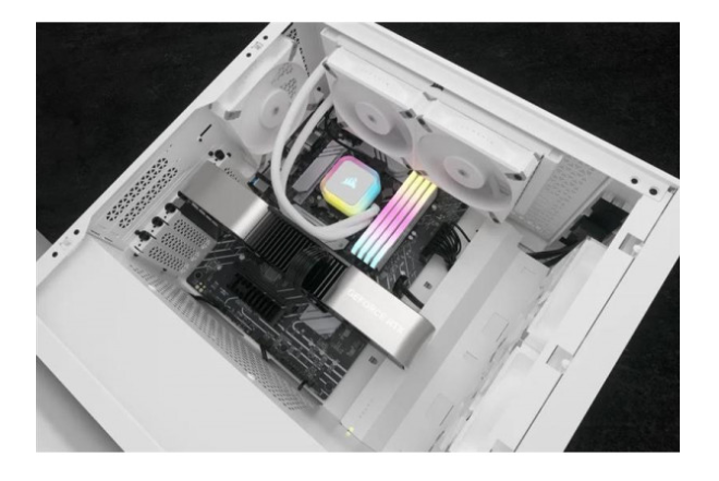 Система охлаждения CORSAIR iCUE H100i RGB Elite Liquid CPU Cooler White (CW-9060078-WW) фото №8