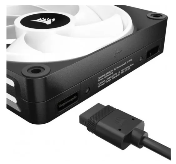 Система охолодження CORSAIR iCUE Link QX120 RGB PWM (CO-9051001-WW) фото №7