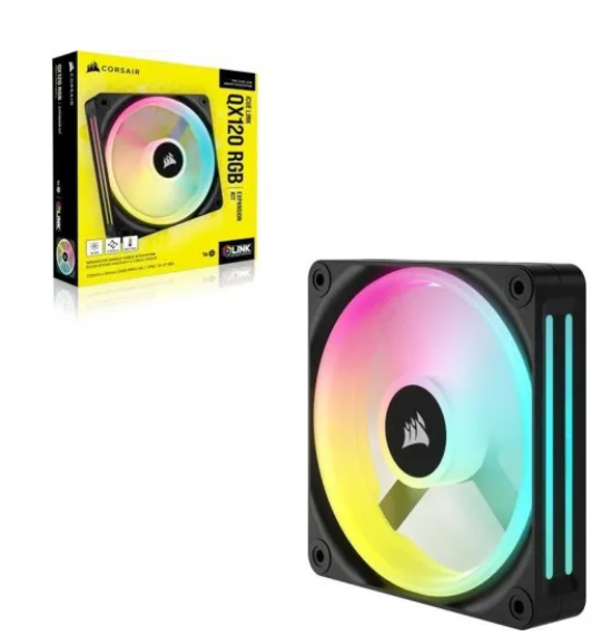 Система охолодження CORSAIR iCUE Link QX120 RGB PWM (CO-9051001-WW) фото №5