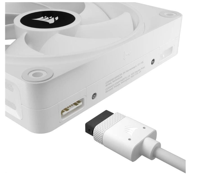 Система охолодження CORSAIR iCUE Link QX120 RGB PWM White (CO-9051005-WW) фото №6