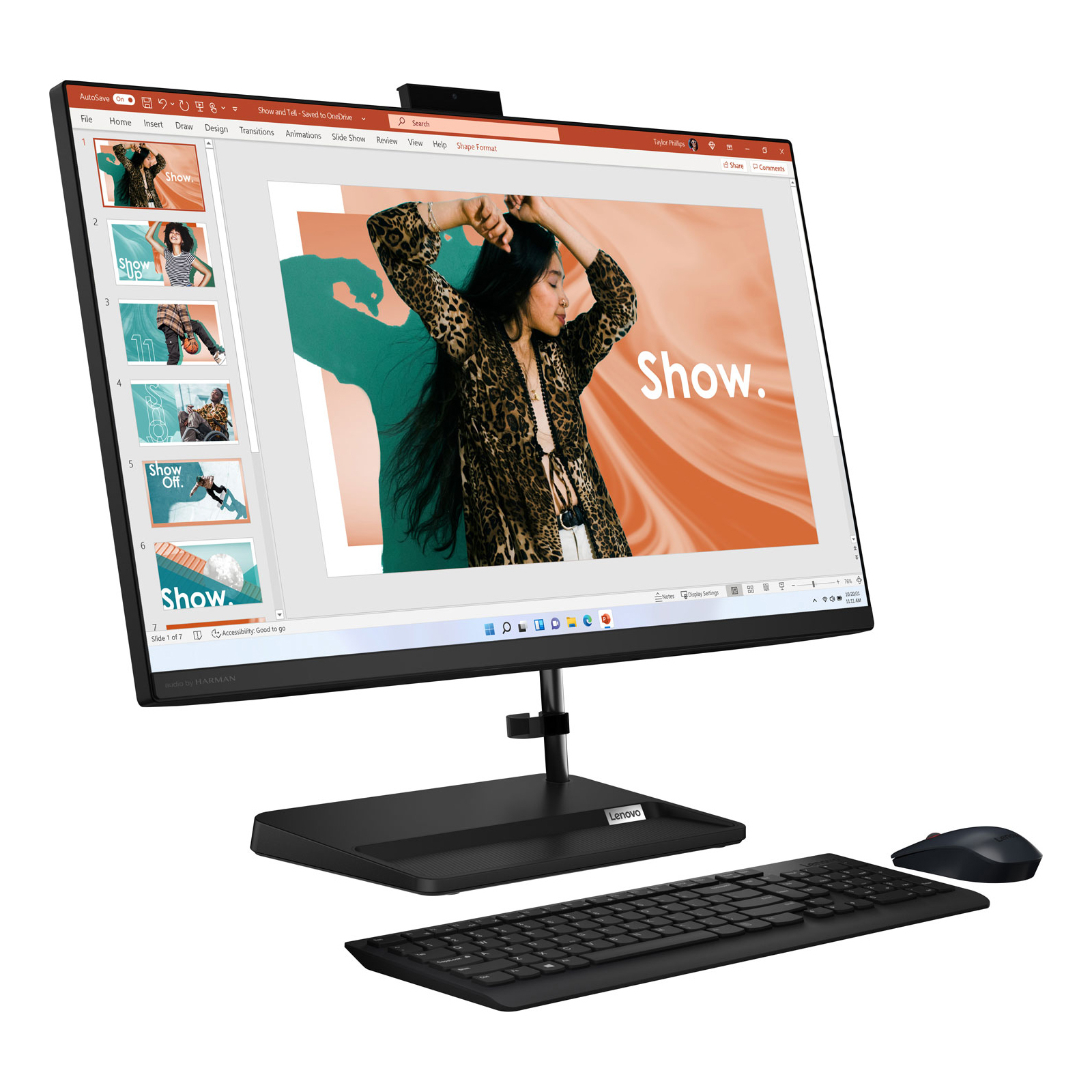 Моноблок Lenovo IdeaCentre AIO 3 24IAP7 (F0GH015WUO) фото №2
