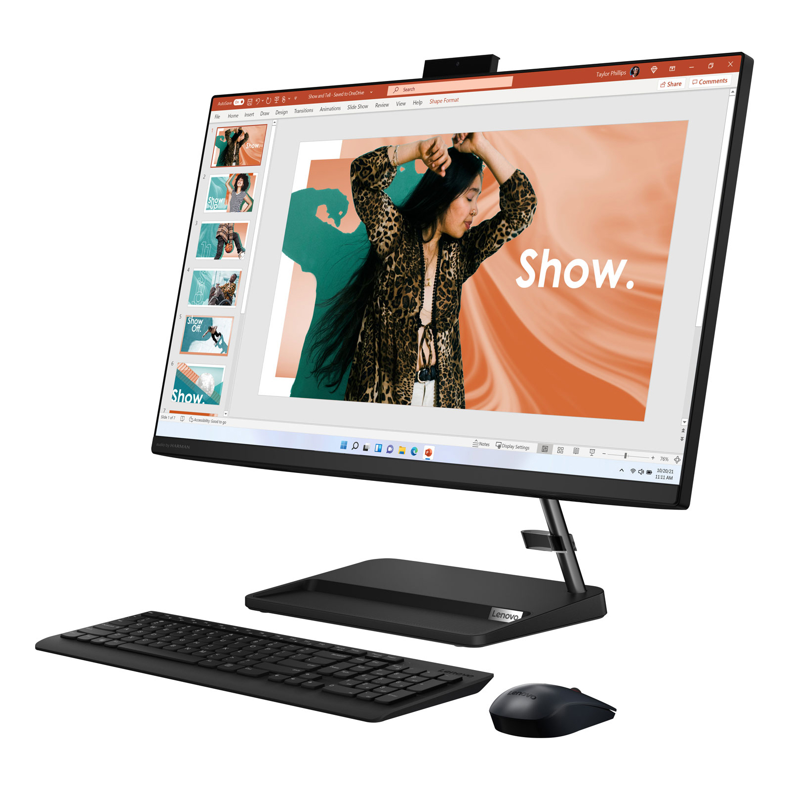 Моноблок Lenovo IdeaCentre AIO 3 27IAP7 (F0GJ00Q9UO) фото №3