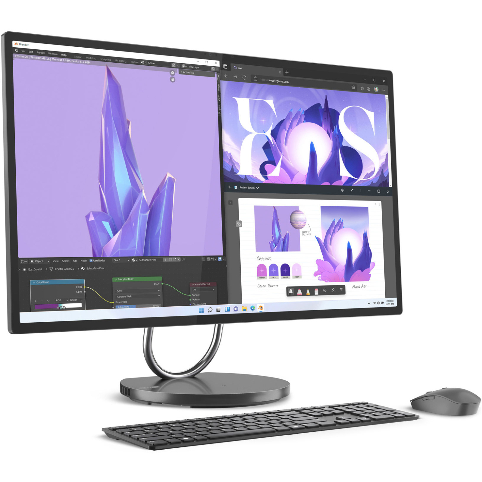 Моноблок Lenovo Yoga AIO 9 32IRH8 (F0HJ001ERK) фото №3