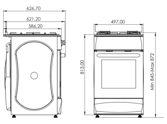 Плита Grunhelm G4F5600W фото №10