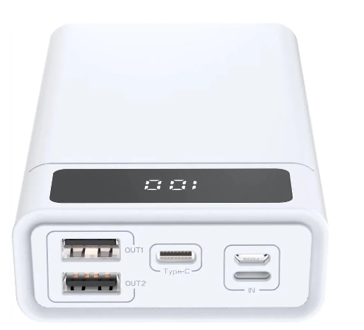Мобільна батарея BLOW 40000MAH PD/20W QC/3.0 White (PB40AW) фото №2