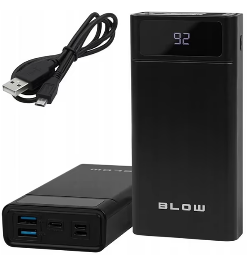 Мобильная батарея BLOW 40000MAH PD/20W QC/3.0 Black (PB40AB) фото №2