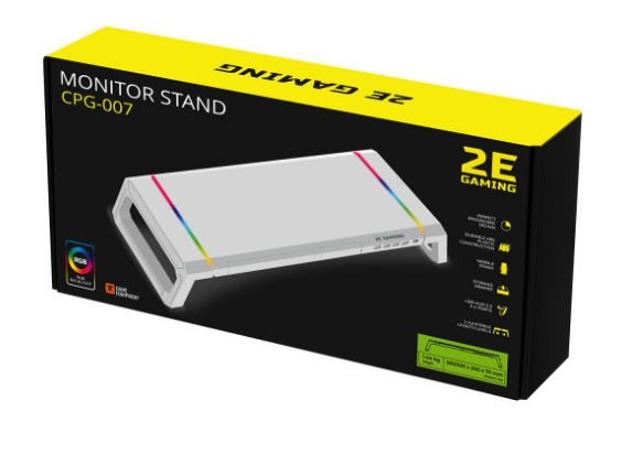 Підставка для ноутбука 2E GAMING CPG-007 White (550*205*70) фото №5