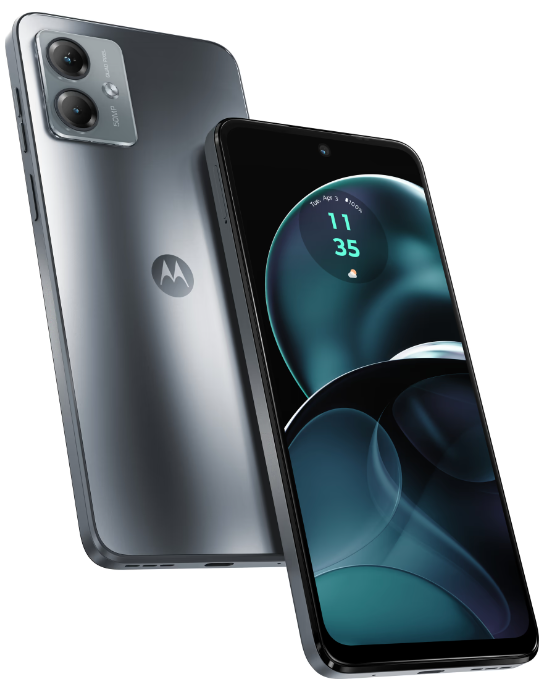 Смартфон Motorola G14 4/128GB Dual Sim Steel Grey (PAYF0006RS) фото №2