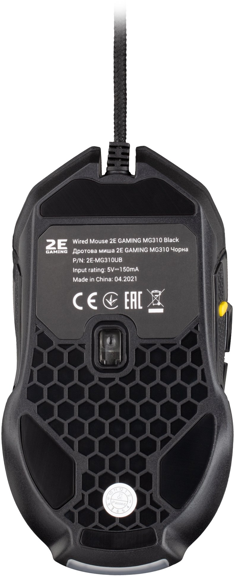 Компьютерная мыш 2E GAMING MG310 LED USB Black фото №3