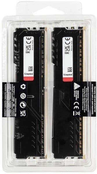 Модуль пам'яті для комп'ютера Kingston Fury (ex.HyperX) DDR4-2666 16384MB PC4-21300 Beast Black (KF426C16BB1/16) фото №4
