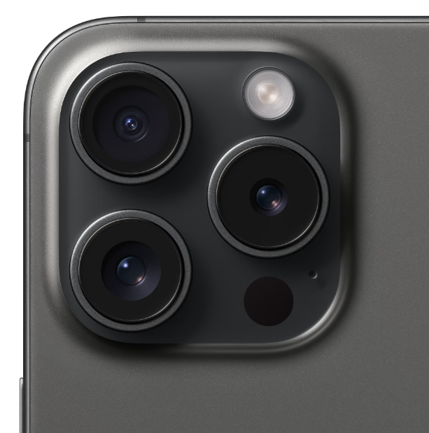 Смартфон Apple iPhone 15 Pro 256GB Black Titanium (MTV13) фото №3