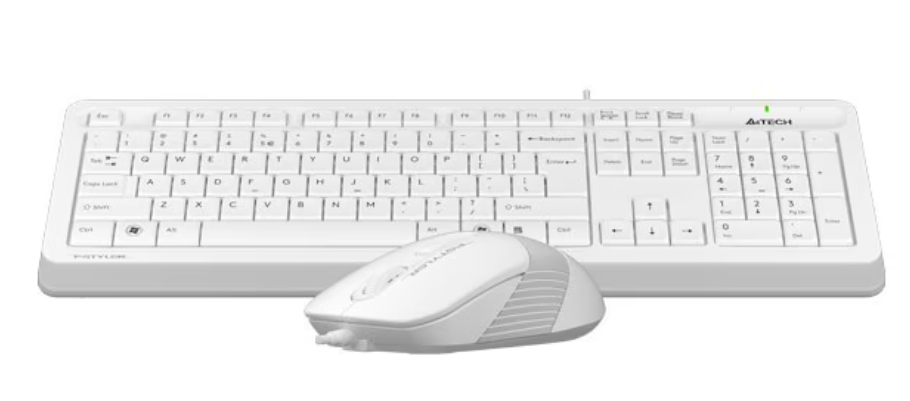 Клавиатура   мышка A4Tech F1010 (White) фото №2