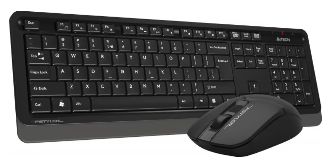 Клавіатура   мишка A4Tech FG1012 (Black) фото №2