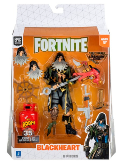 Іграшкова фігурка FORTNITE Legendary Series Blackheart Skeleton S9, 15 см. фото №4