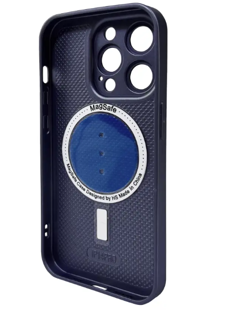 Чехол для телефона AG Glass Matt Frame Color MagSafe Logo for Apple iPhone 14 Deep Purple фото №2