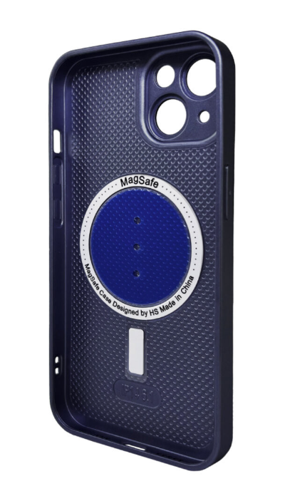 Чехол для телефона AG Glass Matt Frame Color MagSafe Logo for Apple iPhone 15 Pro Deep Purple фото №2