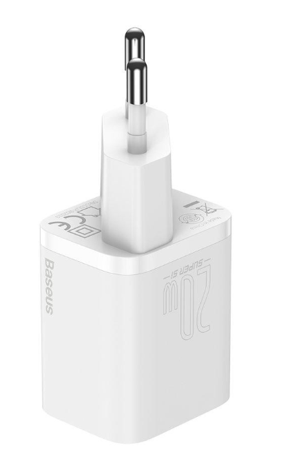 МЗП Baseus Super Si 20W 1 USB-C (CCSUP-B02) White фото №2