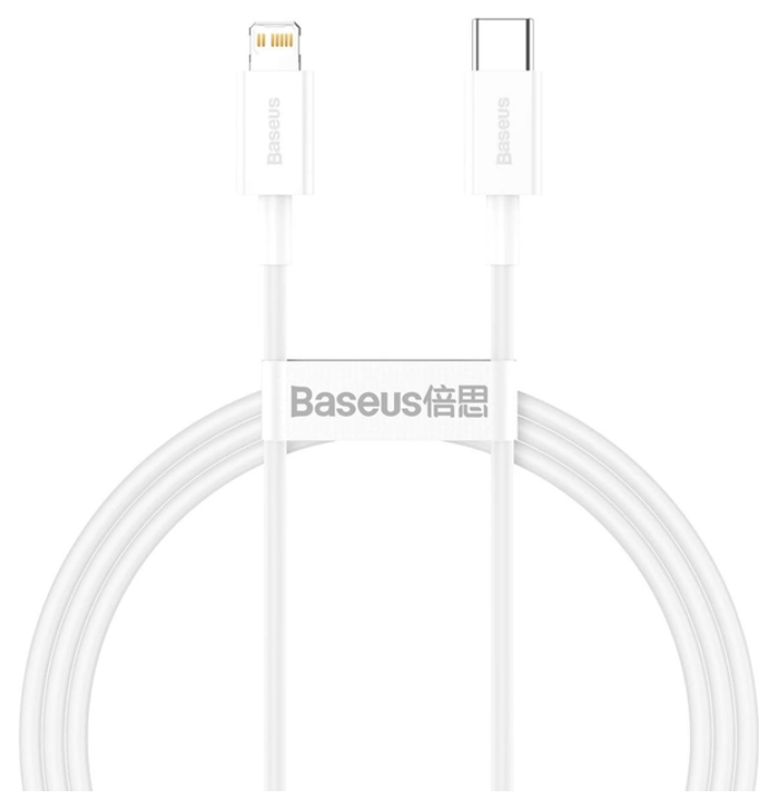 Baseus PD Type-C to Lightning Superior 20W/1m White