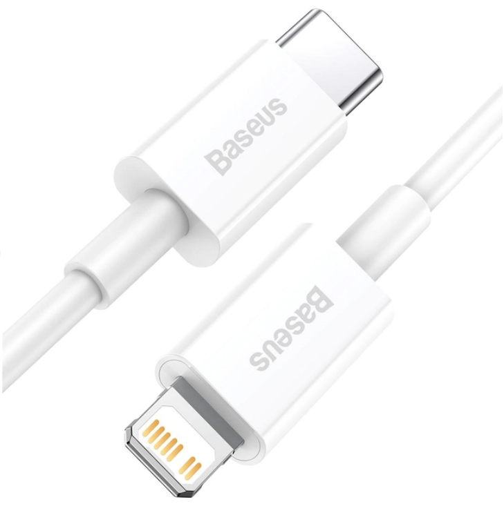 Baseus PD Type-C to Lightning Superior 20W/1m White фото №3