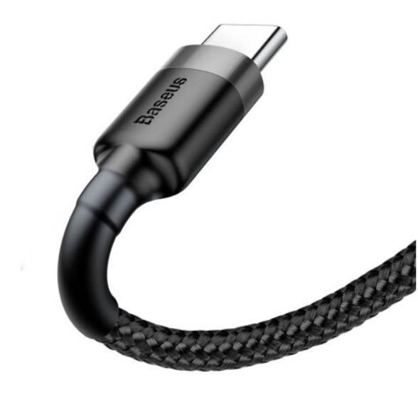 Baseus Cafule Type-C 1m/3.0A (CATKLF-BG1) Black-Grey фото №4