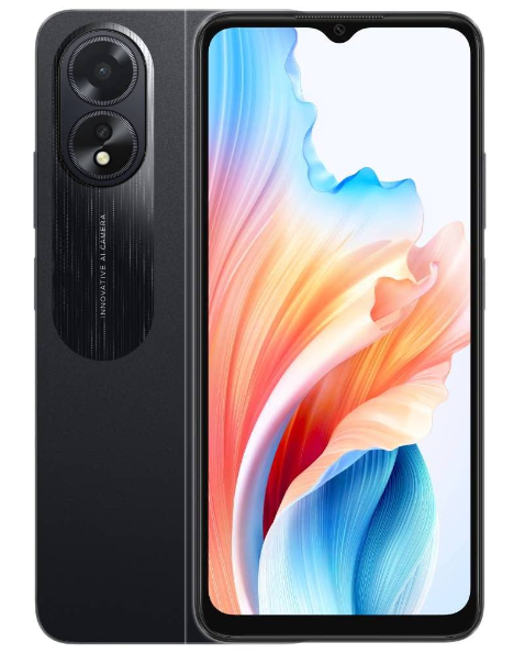 Смартфон Oppo A18 4/128 CPH2591 GLOWING BLACK