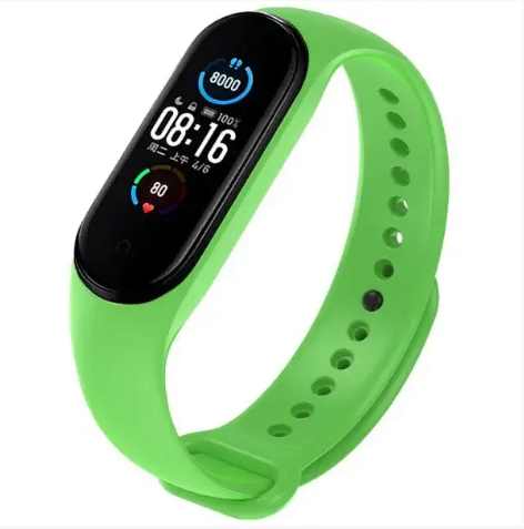 Ремінець для годинника Colorway Xiaomi Mi Band 5/6/7, зелений (CW-SXMB7-GN)