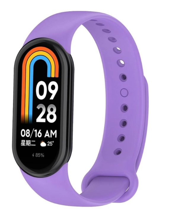 Ремінець для годинника Colorway Xiaomi Mi Smart Band 8, лавандовий 9CW-SXMB8-LV) фото №2
