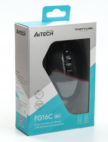 Комп'ютерна миша A4Tech Fstyler FG16C Air (Black) фото №9