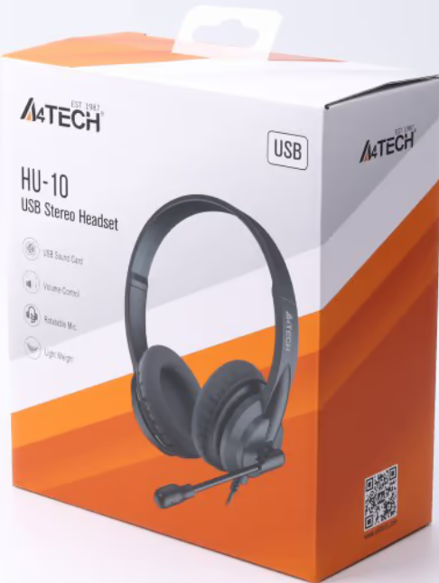 Навушники A4Tech HU-10 (Black) фото №2