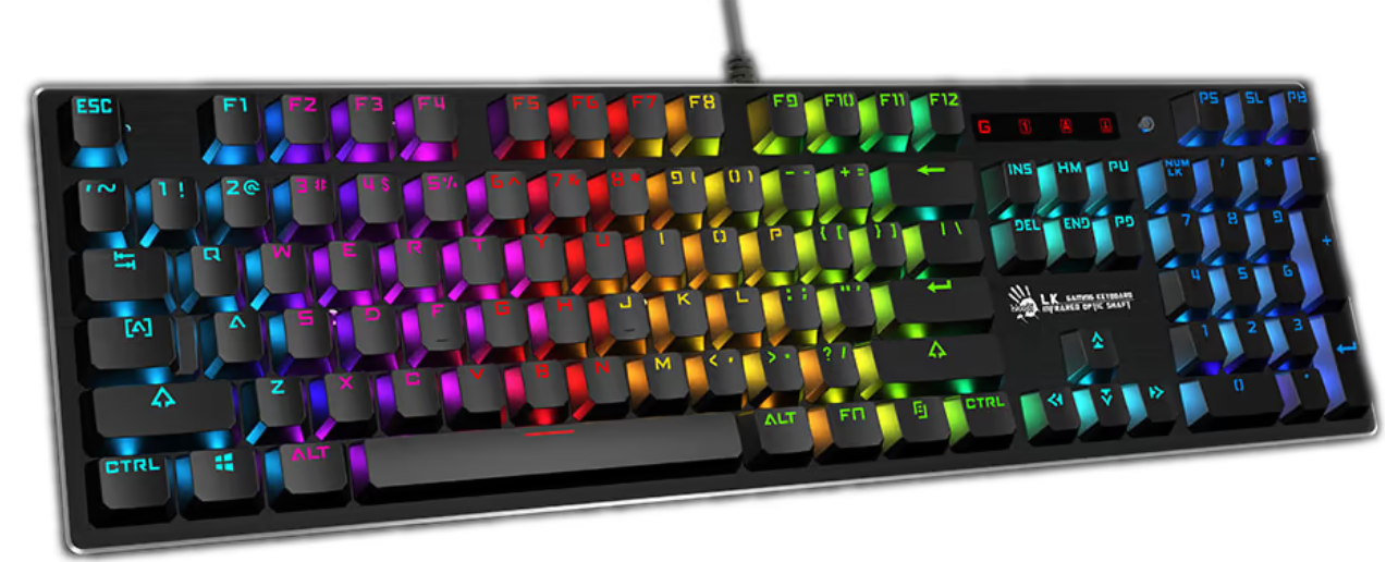 Клавиатура A4Tech B820R Bloody (Black) Red SW фото №3