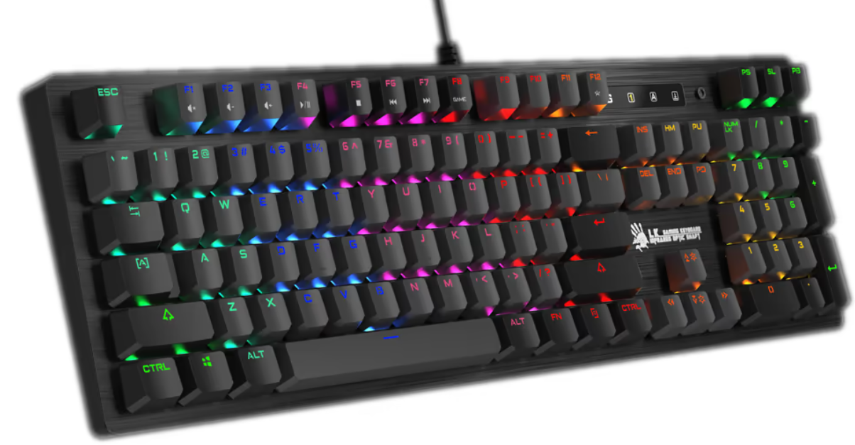 Клавиатура A4Tech B820R Bloody (Black) Red SW фото №4