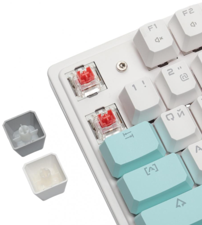 Клавіатура A4Tech S510R (Icy White) фото №4