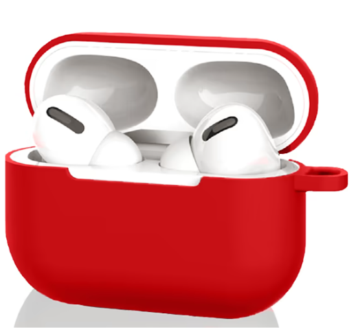 Чохол для навушників MakeFuture Apple AirPods Pro Silicone Red (MCL-AAPRD)