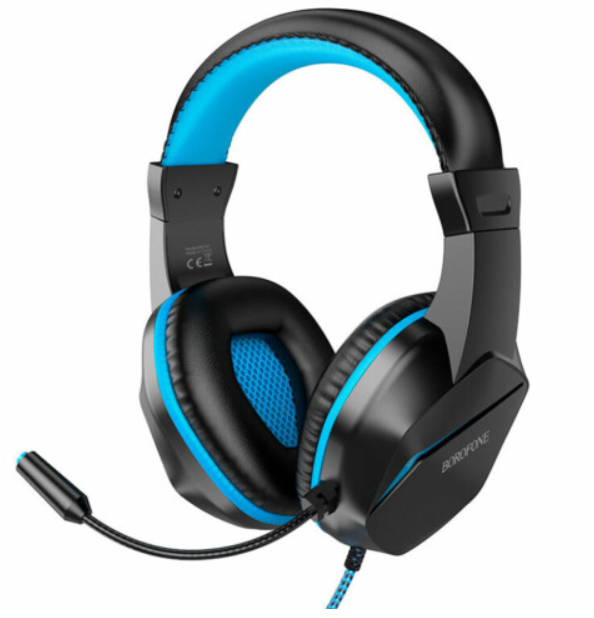 Навушники Borofone BO104 Phantom gaming headphones Blue