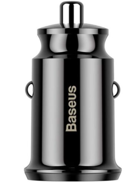 АЗП Baseus Grain Car Charger 3.1A Black фото №3
