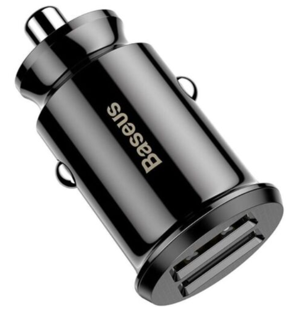 АЗП Baseus Grain Car Charger 3.1A Black фото №4